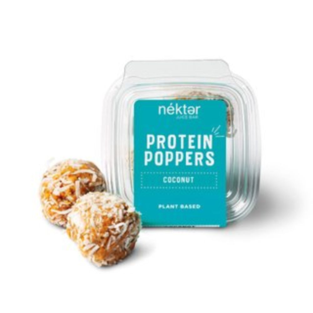 Coconut Protein Poppers