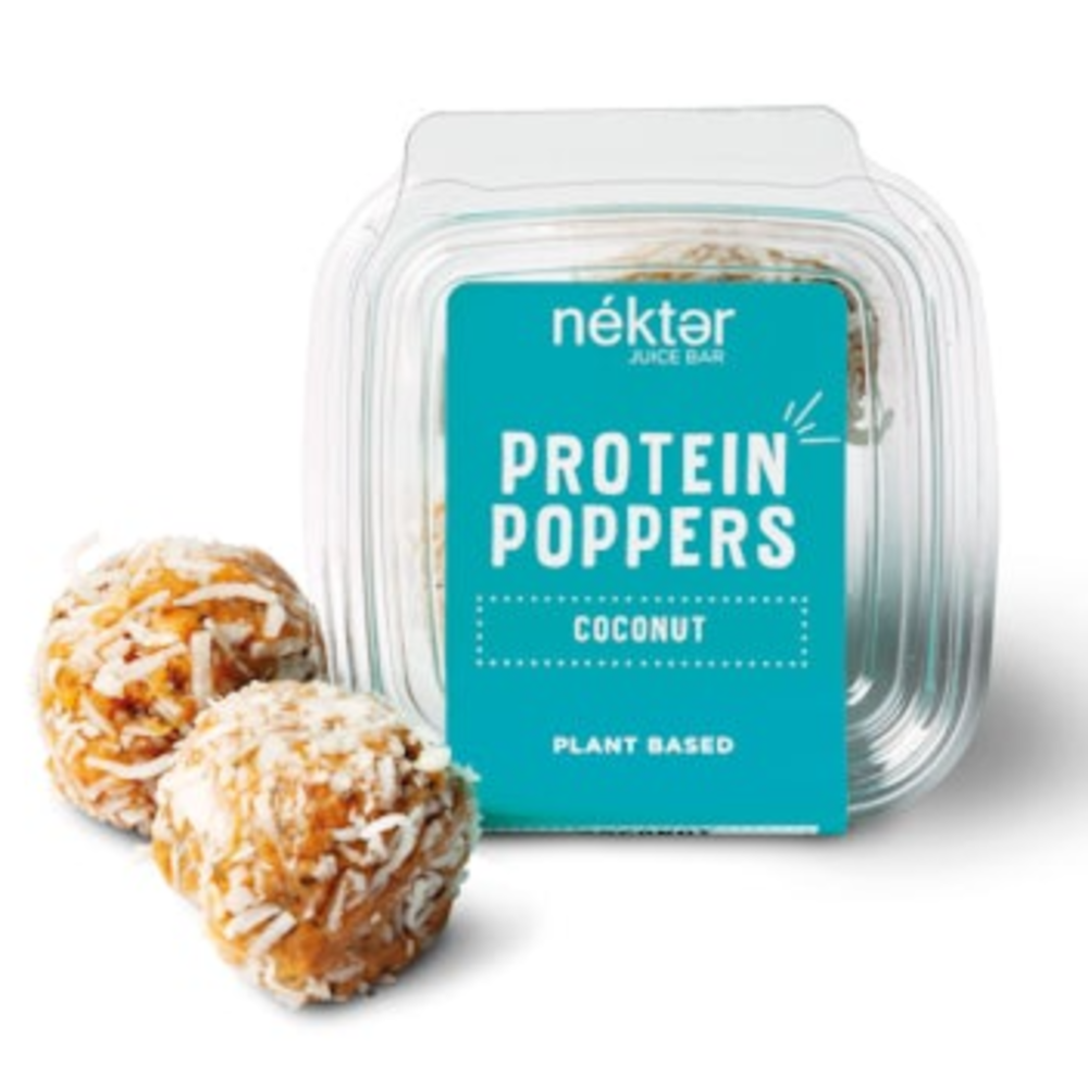 Coconut Protein Poppers